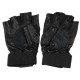 Bezpalcowe antypoślizgowe sportowe rękawiczki kolarskie (kolor czarny)