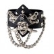 Niesamowita skórzana bransoletka Piraci z Karaibów (czarna)
