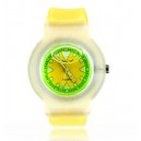 Unikalny dziecięcy zegarek cieczowy (zielono żółty)